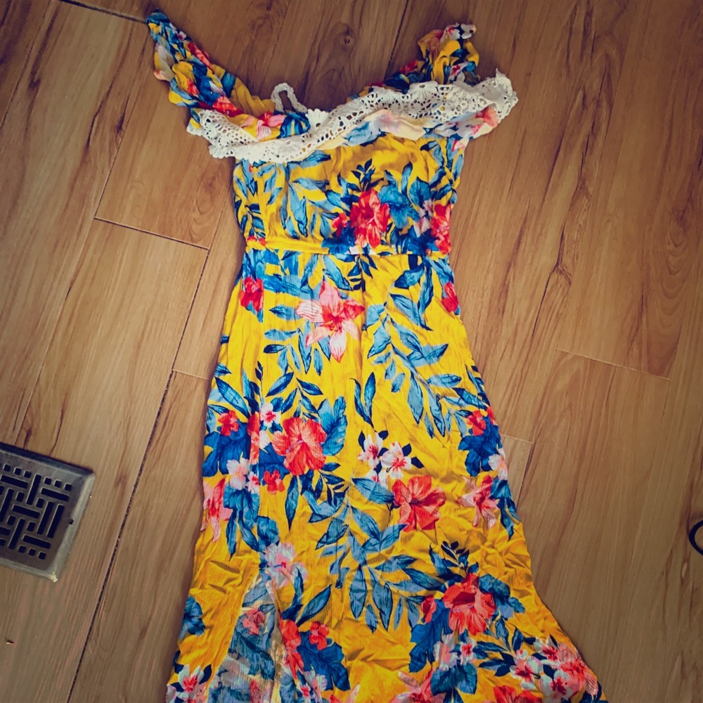 No boundaries Floral Long Dress